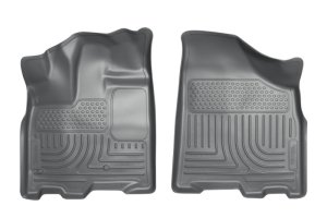 Toyota Sienna Floor Liners - Front - Husky Liners - WeatherBeater - Gray - 2013